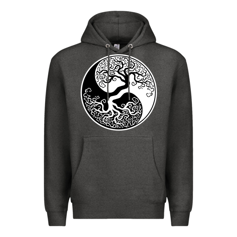 Tree Of Life Yin Yang Premium Hoodie by artisFamous | Teevron
