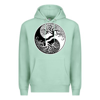 Seafoam tree of life yin yang Premium Hoodie - artisFamous