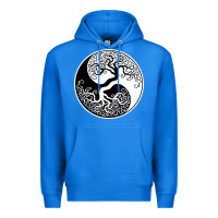 True Royal tree of life yin yang Premium Hoodie - artisFamous