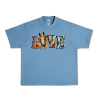 Pebble Blue love horse sunflower Urban Heavy Tee - RanaPortraitStore