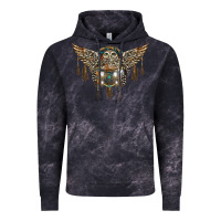 Cloud Black native dream catcher with owl Vintage Hoodie - BarkalooDesign