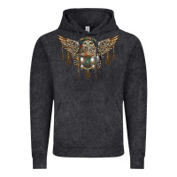 Vintage Black native dream catcher with owl Vintage Hoodie - BarkalooDesign
