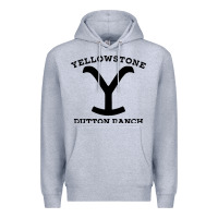 Heather Grey black stone dutton ranch Premium Hoodie - artisFamous