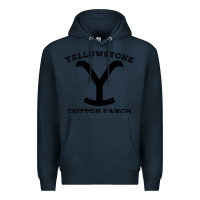 Navy black stone dutton ranch Premium Hoodie - artisFamous