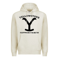 Oatmeal Heather black stone dutton ranch Premium Hoodie - artisFamous