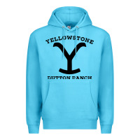 Ocean Blue black stone dutton ranch Premium Hoodie - artisFamous