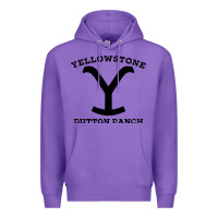 Purple black stone dutton ranch Premium Hoodie - artisFamous