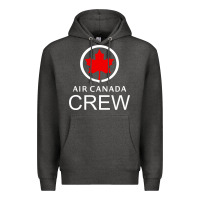 Charcoal Heather aviation air canada crew Premium Hoodie - artisFamous