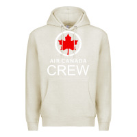 Oatmeal Heather aviation air canada crew Premium Hoodie - artisFamous