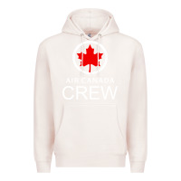 Pale Pink aviation air canada crew Premium Hoodie - artisFamous