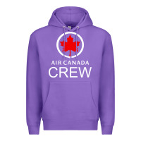 Purple aviation air canada crew Premium Hoodie - artisFamous
