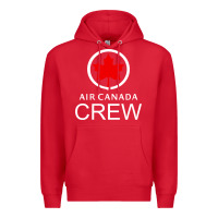 Red aviation air canada crew Premium Hoodie - artisFamous