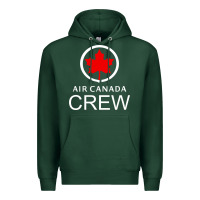 Sports Green aviation air canada crew Premium Hoodie - artisFamous