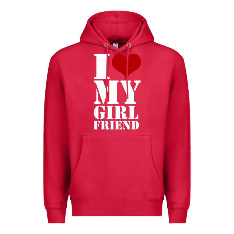 I Heart My Girlfriend Shirt Premium Hoodie by artisFamous | Teevron