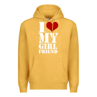 Mustard i heart my girlfriend shirt Premium Hoodie - artisFamous