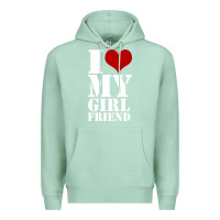Seafoam i heart my girlfriend shirt Premium Hoodie - artisFamous