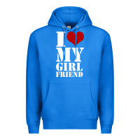 True Royal i heart my girlfriend shirt Premium Hoodie - artisFamous