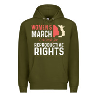 Women’s March For Reproductive Rights Pro Choice Feminist, Women’s Premium Hoodie | Teevron