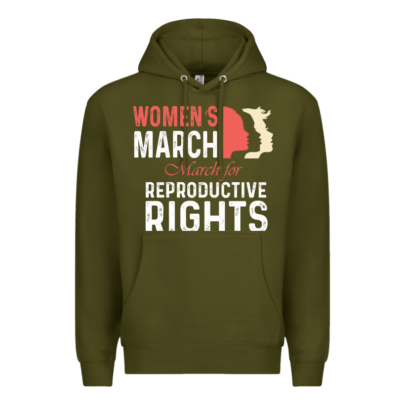 Women’s March For Reproductive Rights Pro Choice Feminist, Women’s Premium Hoodie by artisFamous | Teevron