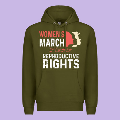 Women’s March For Reproductive Rights Pro Choice Feminist, Women’s Premium Hoodie Designed By Artisfamous