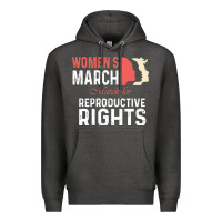Charcoal Heather women’s march for reproductive rights pro choice feminist, women’s Premium Hoodie - artisFamous