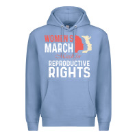 Colony Blue women’s march for reproductive rights pro choice feminist, women’s Premium Hoodie - artisFamous