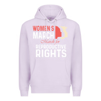 Lilac women’s march for reproductive rights pro choice feminist, women’s Premium Hoodie - artisFamous