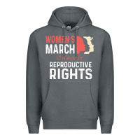 Rock women’s march for reproductive rights pro choice feminist, women’s Premium Hoodie - artisFamous