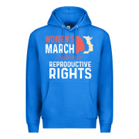 True Royal women’s march for reproductive rights pro choice feminist, women’s Premium Hoodie - artisFamous