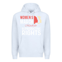 White women’s march for reproductive rights pro choice feminist, women’s Premium Hoodie - artisFamous