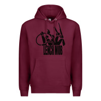 Burgundy lench mob ice cube nwa west coast crewneck Premium Hoodie - artisFamous