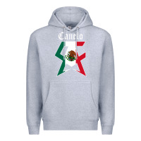 Heather Grey canelo alvarez Premium Hoodie - artisFamous