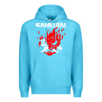 Ocean Blue cyberpunk 2077 Premium Hoodie - artisFamous