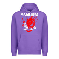 Purple cyberpunk 2077 Premium Hoodie - artisFamous