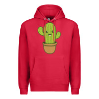Cardinal happy cactus hug me please Premium Hoodie - artisFamous