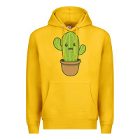 Lemon happy cactus hug me please Premium Hoodie - artisFamous