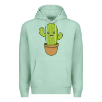 Seafoam happy cactus hug me please Premium Hoodie - artisFamous