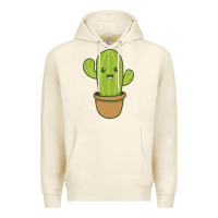 Tofu happy cactus hug me please Premium Hoodie - artisFamous