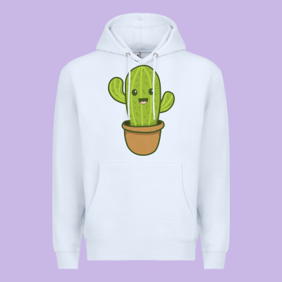 Happy Cactus Hug Me Please Premium Hoodie Designed By Artisfamous