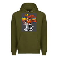 Army Green cartoon Premium Hoodie - artisFamous