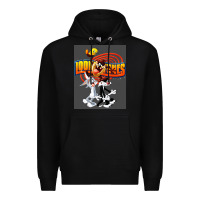 Black cartoon Premium Hoodie - artisFamous