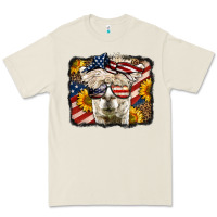 Bone Western 4th Of July Lama Background Premium Tee - LillyAllenDesigns