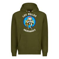 Army Green los pollos hermanos classic Premium Hoodie - artisFamous