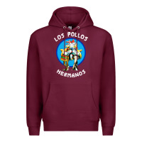 Burgundy los pollos hermanos classic Premium Hoodie - artisFamous