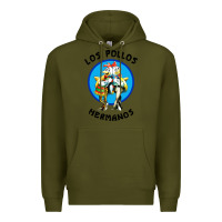 Army Green los pollos hermanos classic Premium Hoodie - artisFamous