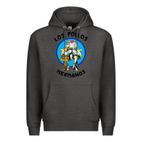 Charcoal Heather los pollos hermanos classic Premium Hoodie - artisFamous