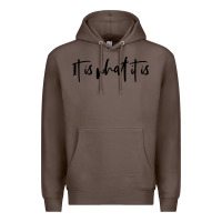 Coffee it is what it is Premium Hoodie - artisFamous