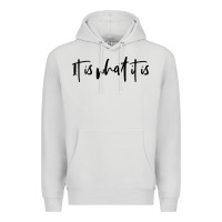Dove Grey it is what it is Premium Hoodie - artisFamous