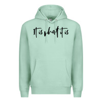 Seafoam it is what it is Premium Hoodie - artisFamous
