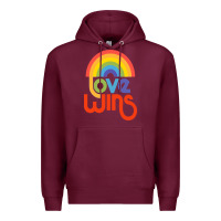 Burgundy love  classic Premium Hoodie - artisFamous